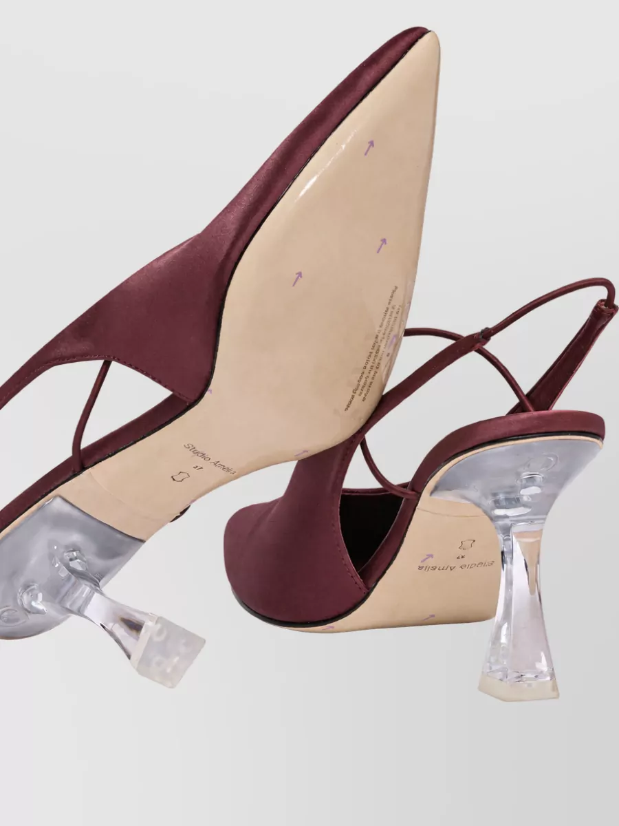 Studio Amelia Mignon 90 Fabric Slingback Pumps