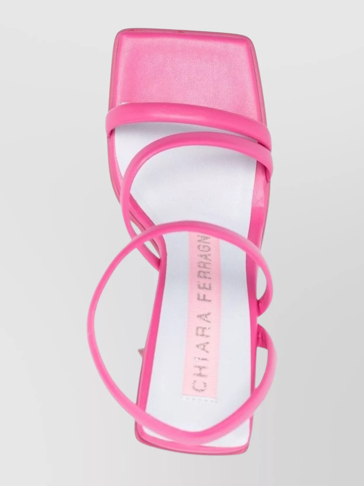 Chiara Ferragni Stylish Block Heel Strappy Square Toe Pumps