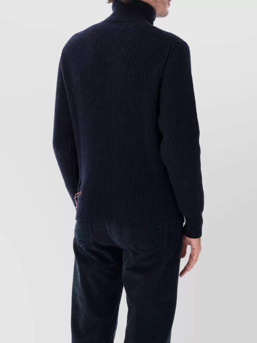 Fortela Cashmere Merino Wool Turtleneck Tank Top
