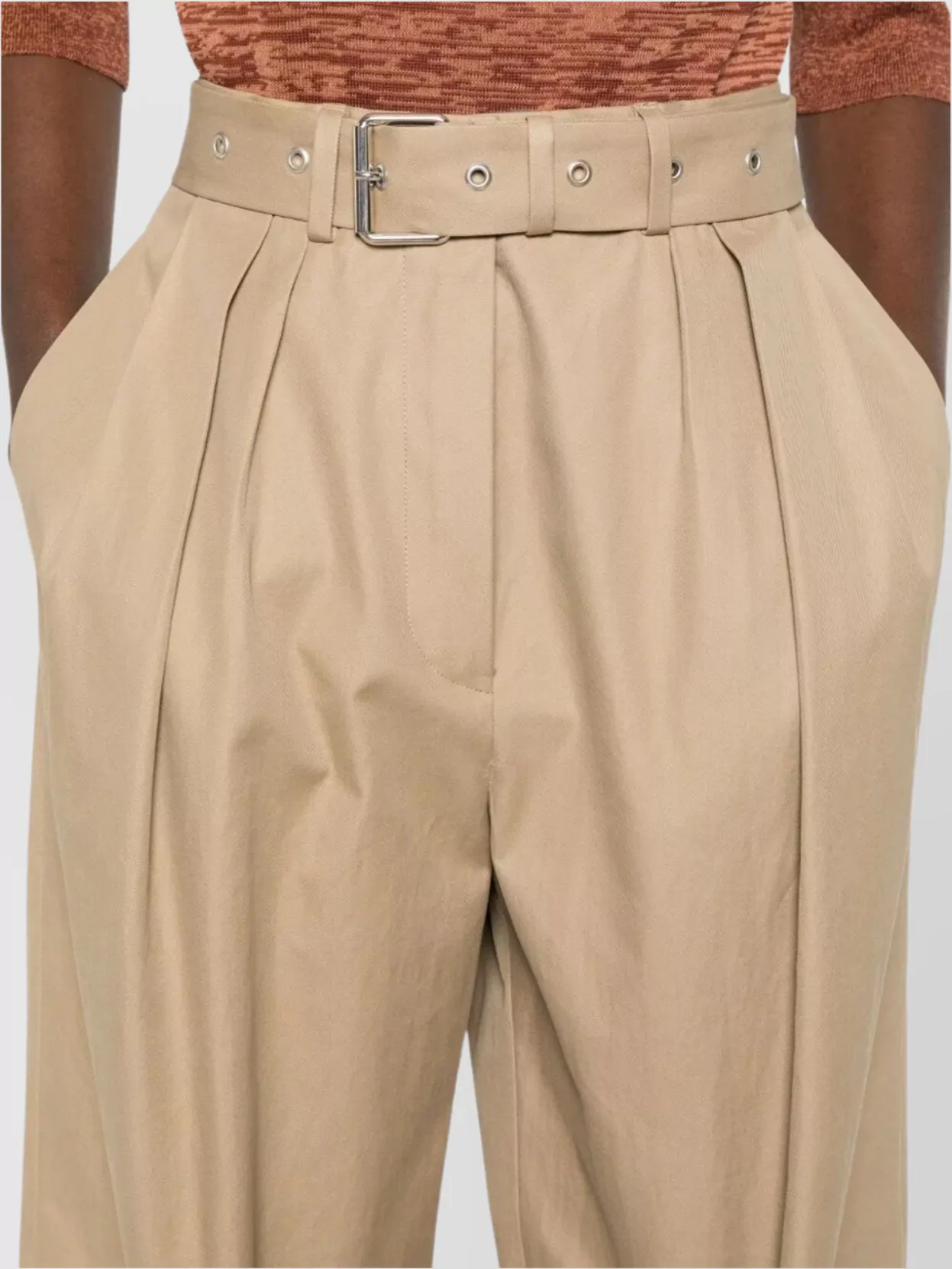 Dries Van Noten Wide-Leg High Waist Trousers With Pleats And Pockets