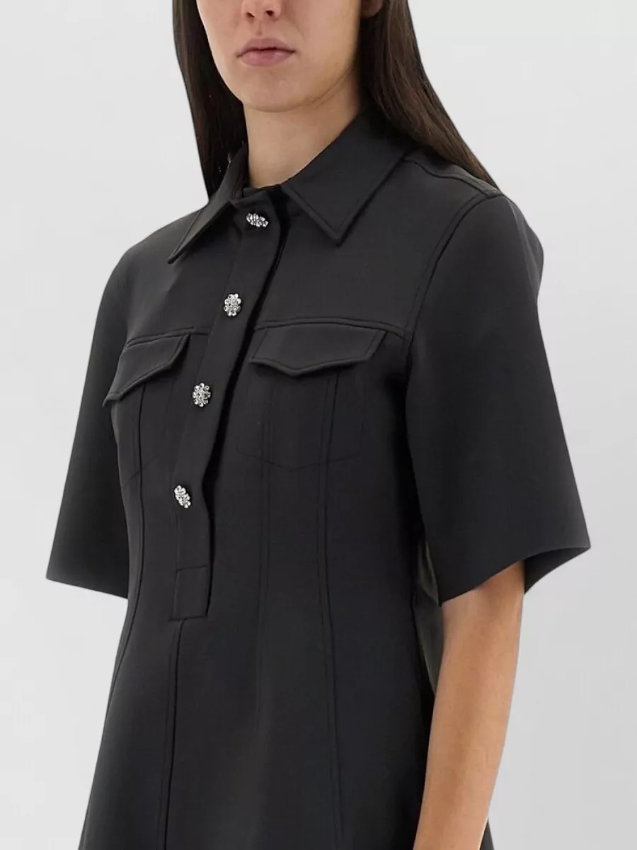 Ganni Scuba Mini Dress