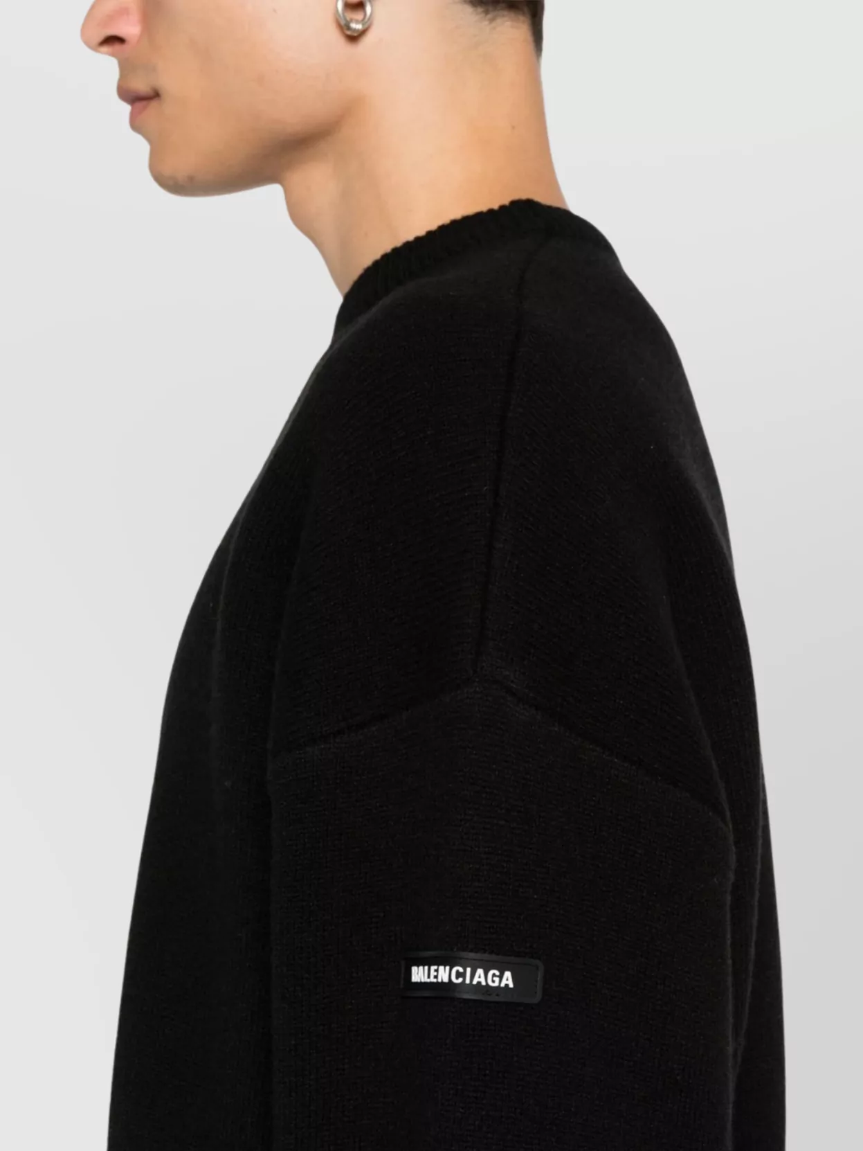 Balenciaga Crew Neck Knitwear Sweater