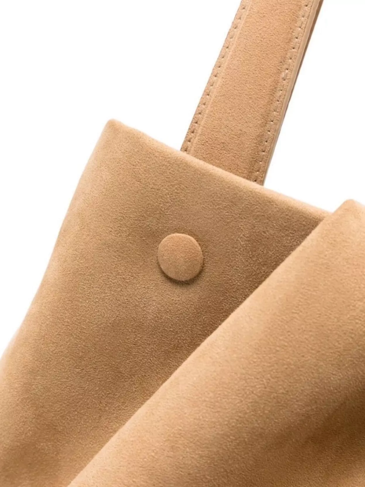 Themoiré Suede Tote Bag Removable Strap