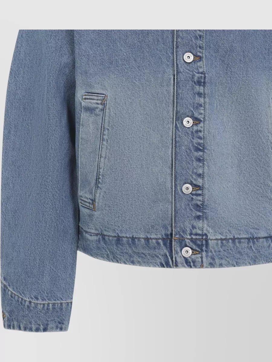 Jacquemus Denim Mirada Jacket Collared Front Pockets