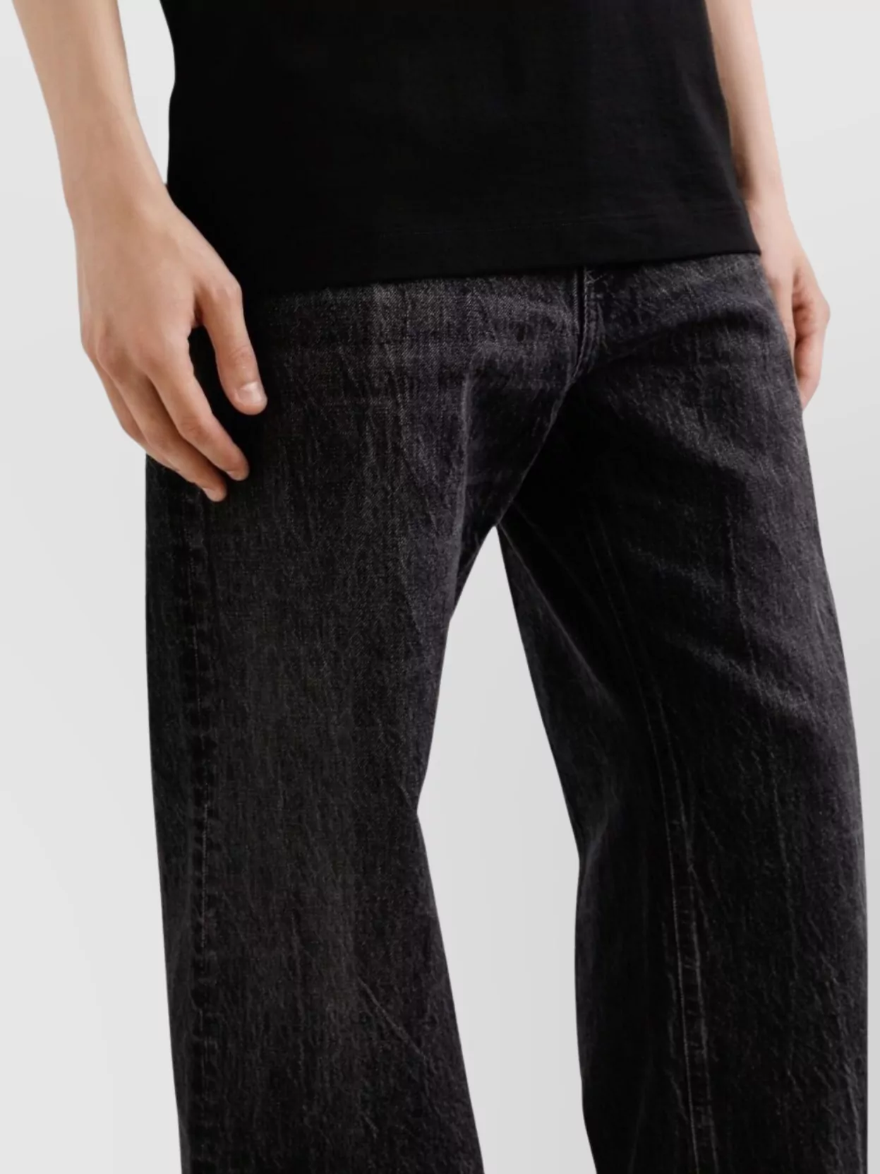Dolce&Gabbana Relaxed Fit Trousers Faded Effect