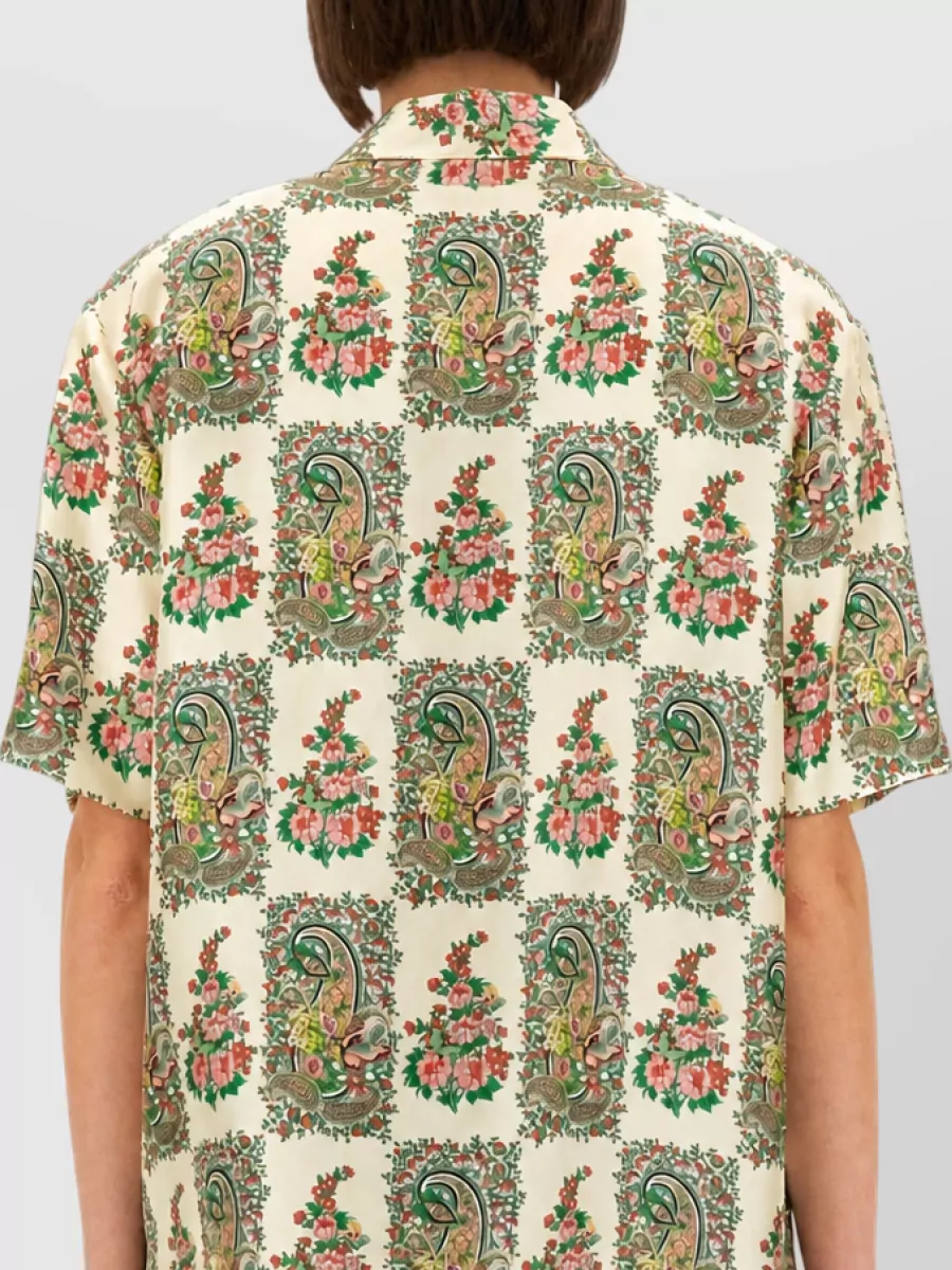 Etro Printed Silk Shirt