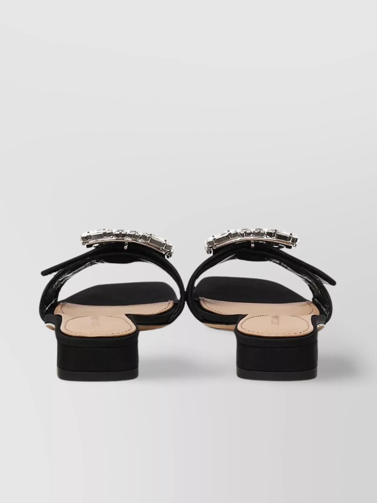 Dolce&Gabbana Jewel Buckle Leather Sandals