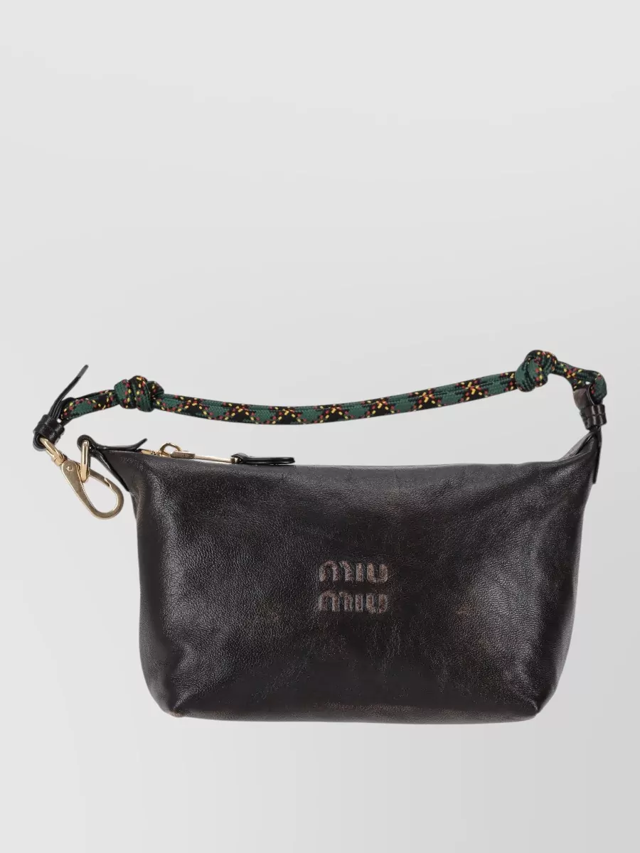 Miu Miu Nappa Purse With Detachable Strap And Handle