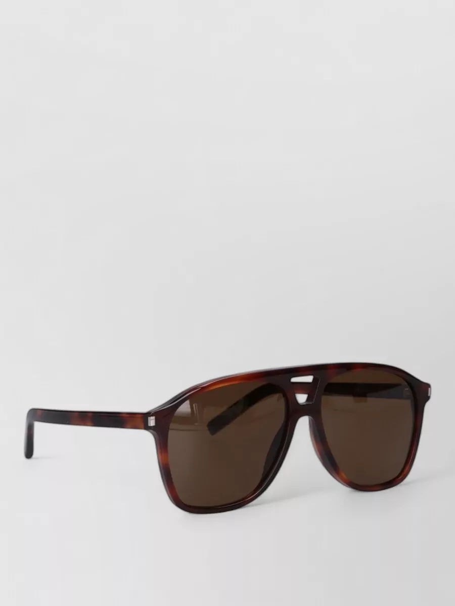 Saint Laurent Printed Acetate Aviator Sunglasses