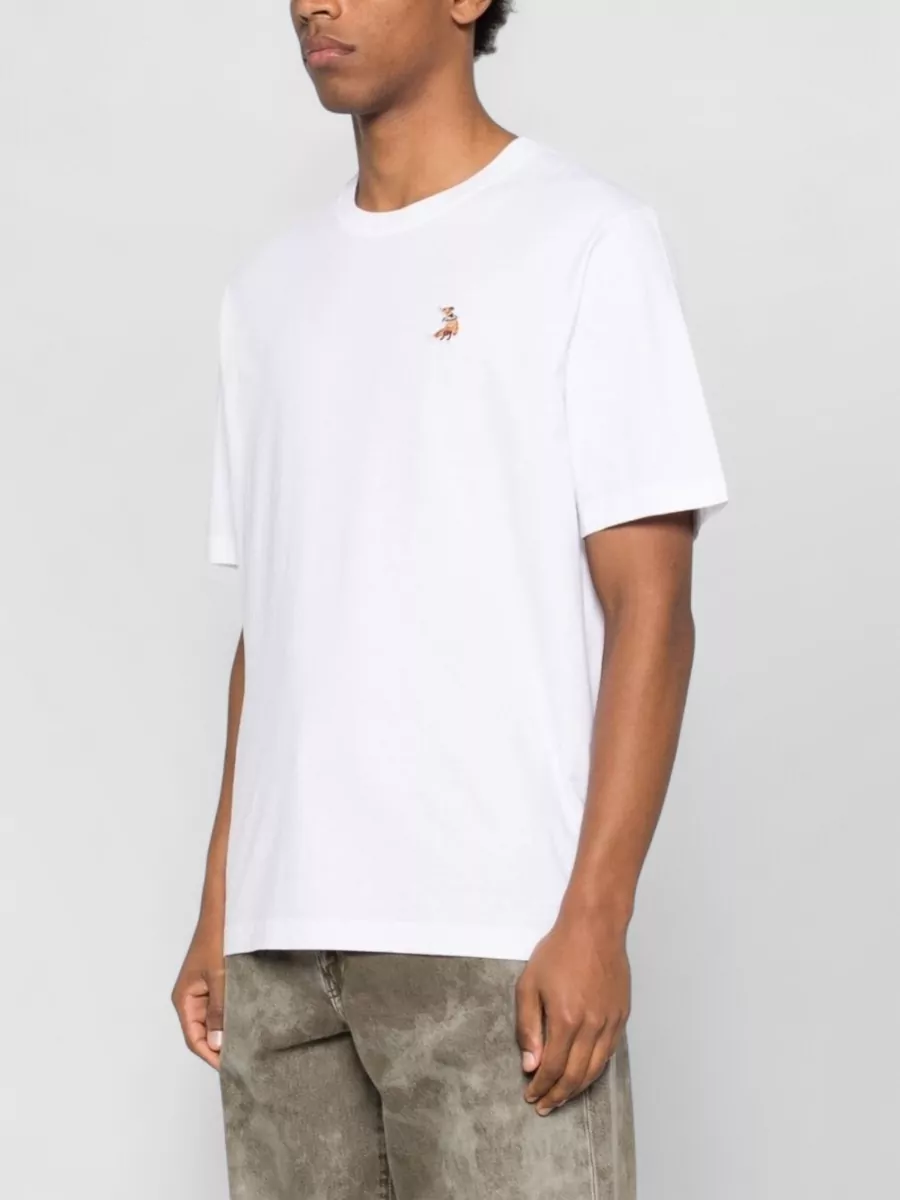 Maison Kitsuné Fox Dream Embroidered Organic Cotton T-Shirt
