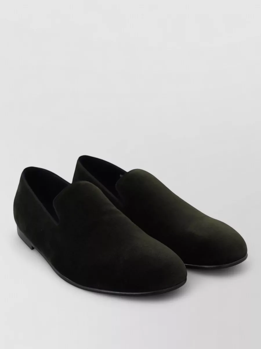 Dolce&Gabbana Velvet Slip-On Loafers