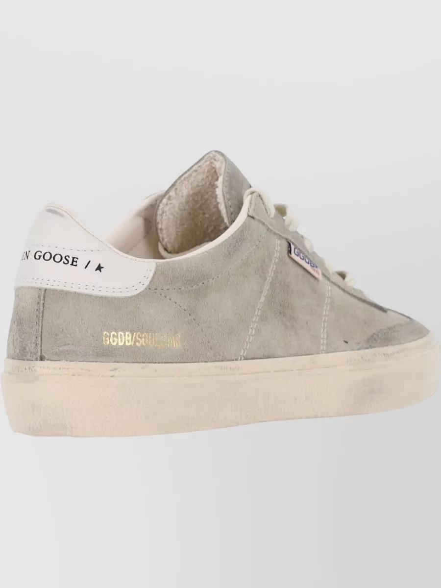 Golden Goose Leather Low Top Lace-Up Sneakers