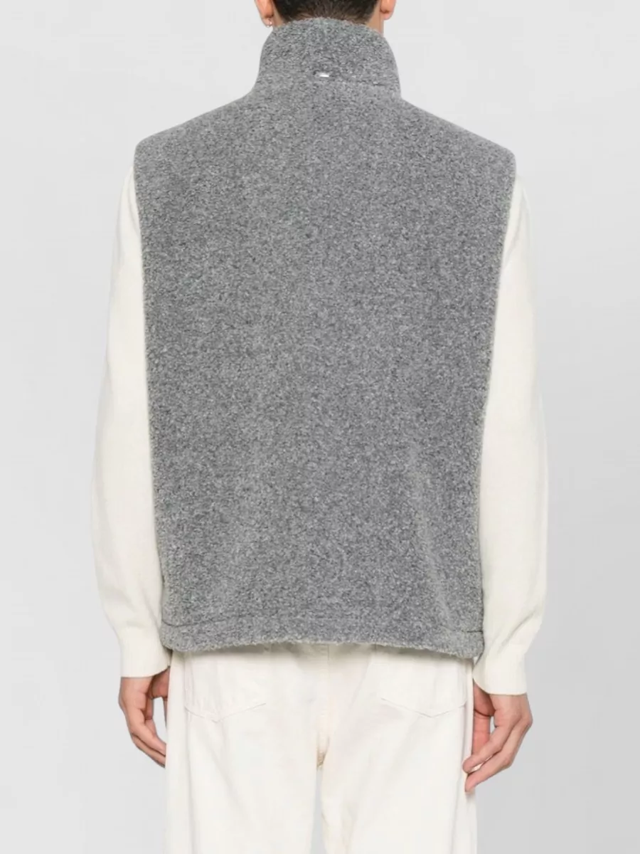 Herno Flannel Sleeveless Zip Vest