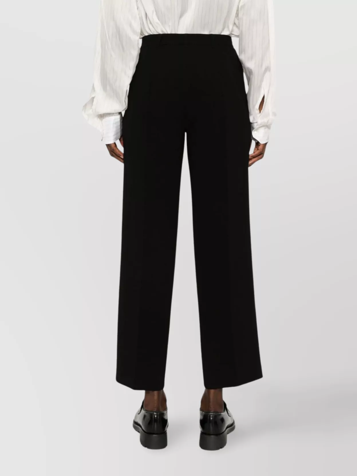 S Max Mara Viola Wide Leg Trousers With Belt Loops And Side Pockets
