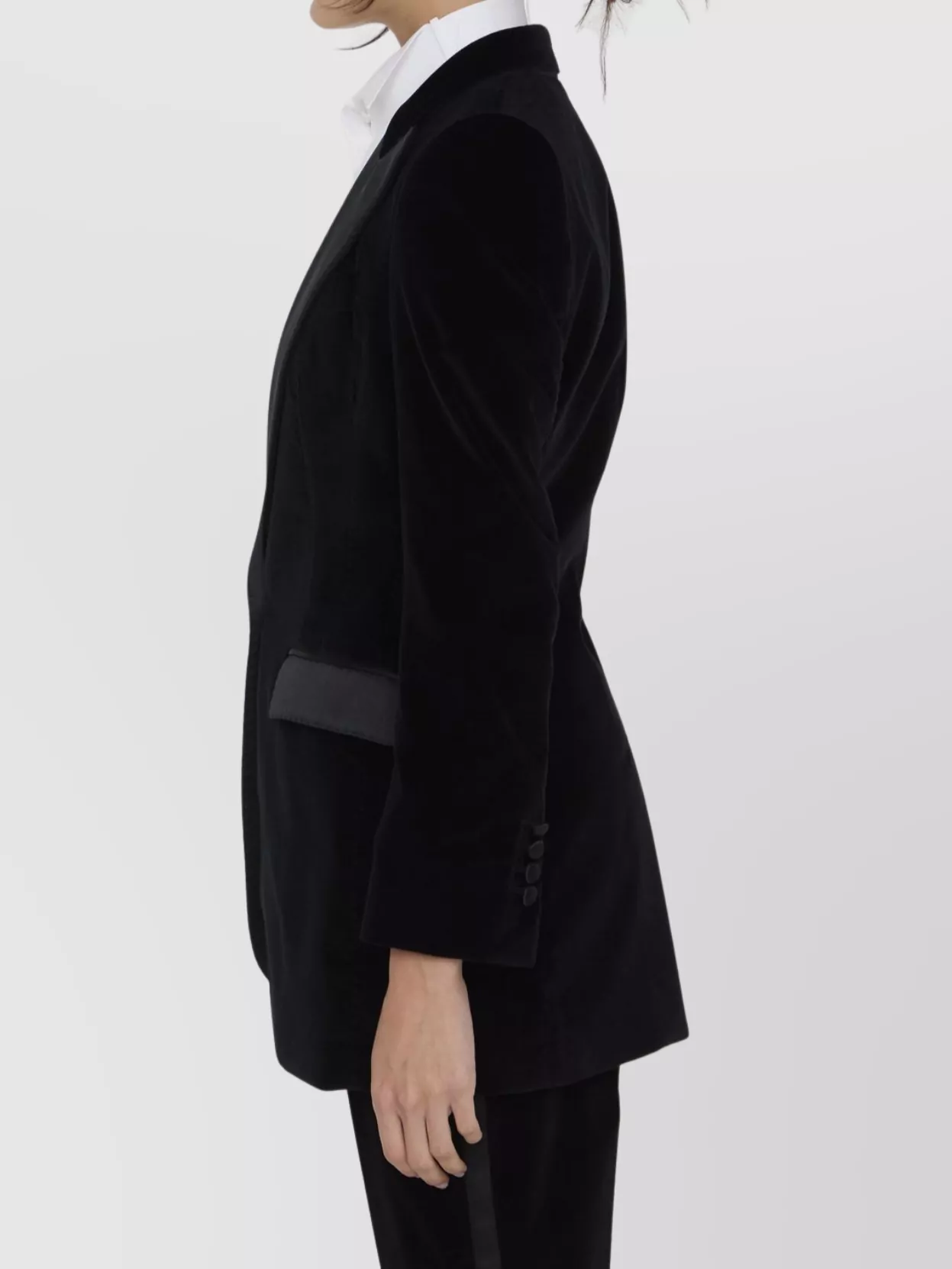 Dolce&Gabbana Velvet Tuxedo Jacket With Peaked Lapels
