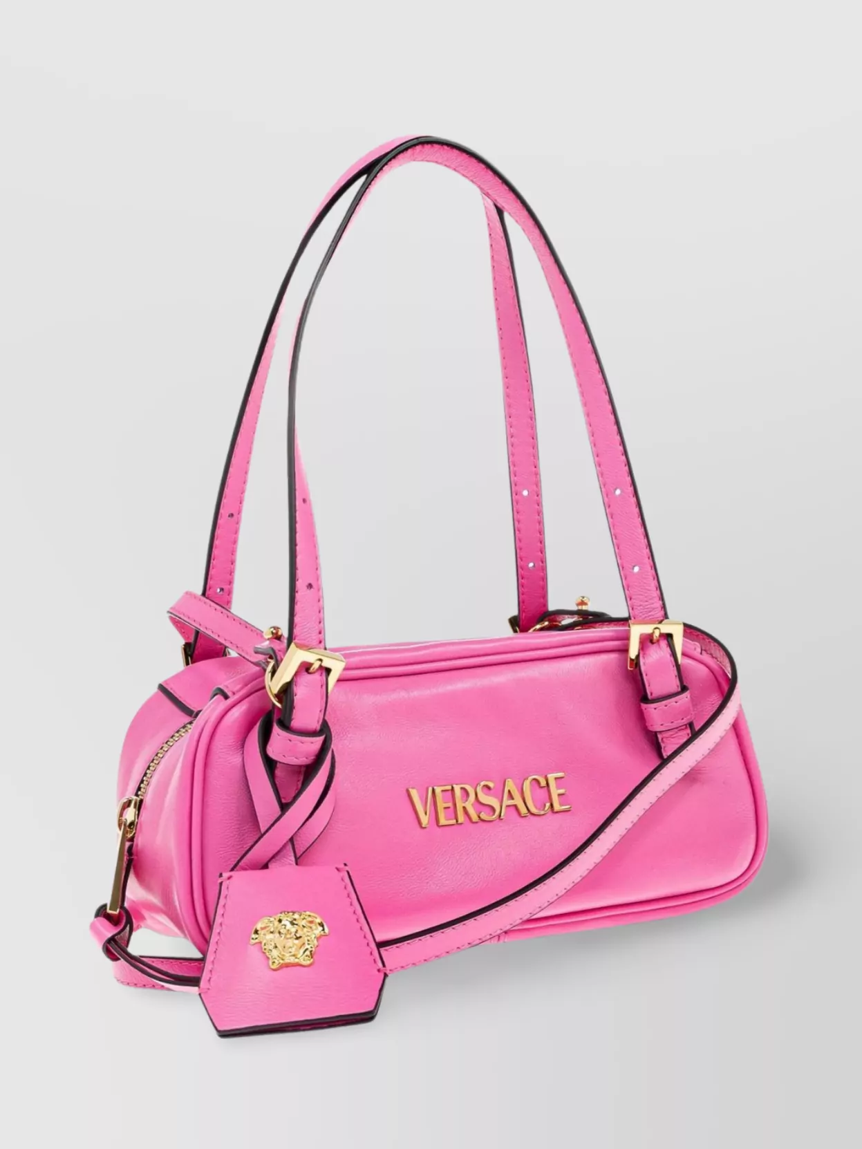 Versace Tag Mini Bowling Bag