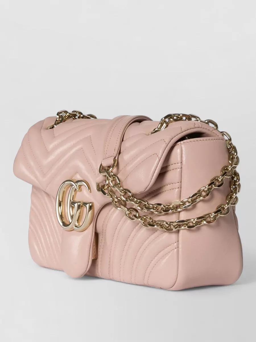 Gucci Gg Marmont Medium Leather Clutch Bag