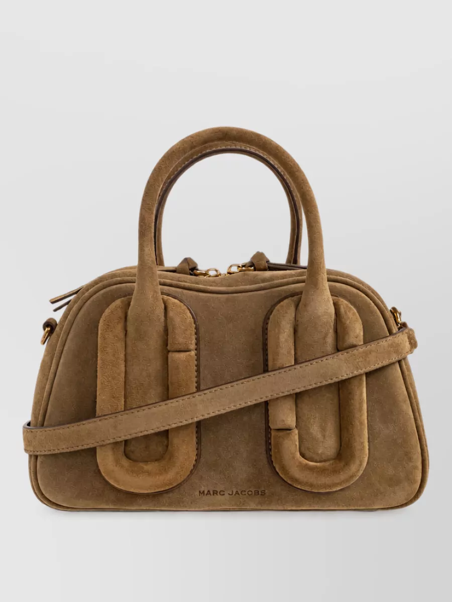 Marc Jacobs the bauletto suede shoulder bag