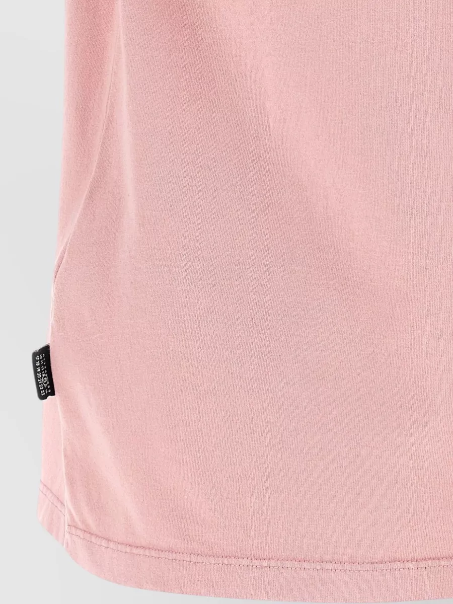 Mm6 Maison Margiela Cotton Printed Short-Sleeve T-Shirt