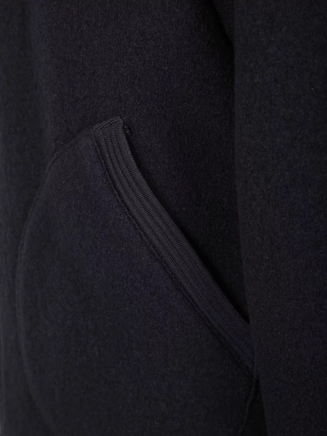 Paul Smith Minimalist Black Jacket With High Collar In Black