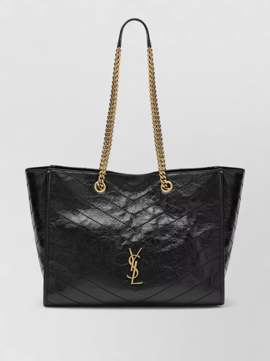 Saint Laurent niki leather tote bag
