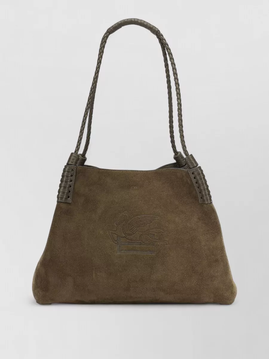 Etro leather tote bag