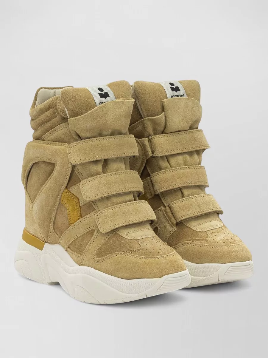 Isabel Marant Leather High-Top Sneakers