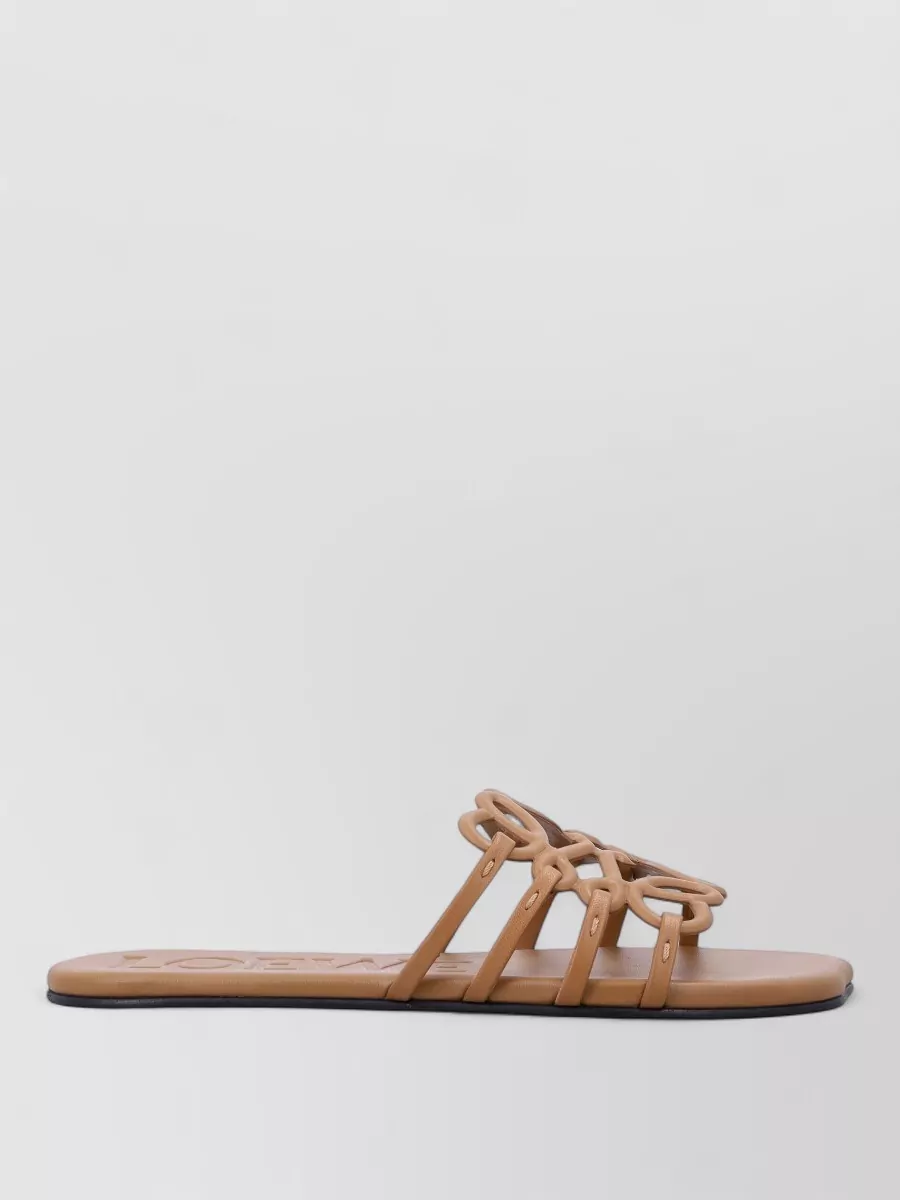 Loewe Leather Slide Sandals