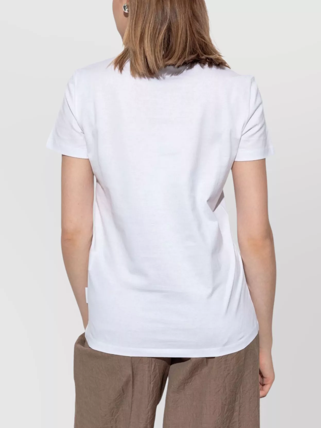 Max Mara Graphic Print Crew Neck Short Sleeve Top