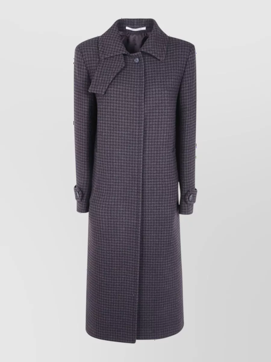 Tagliatore virgin wool fitted coat