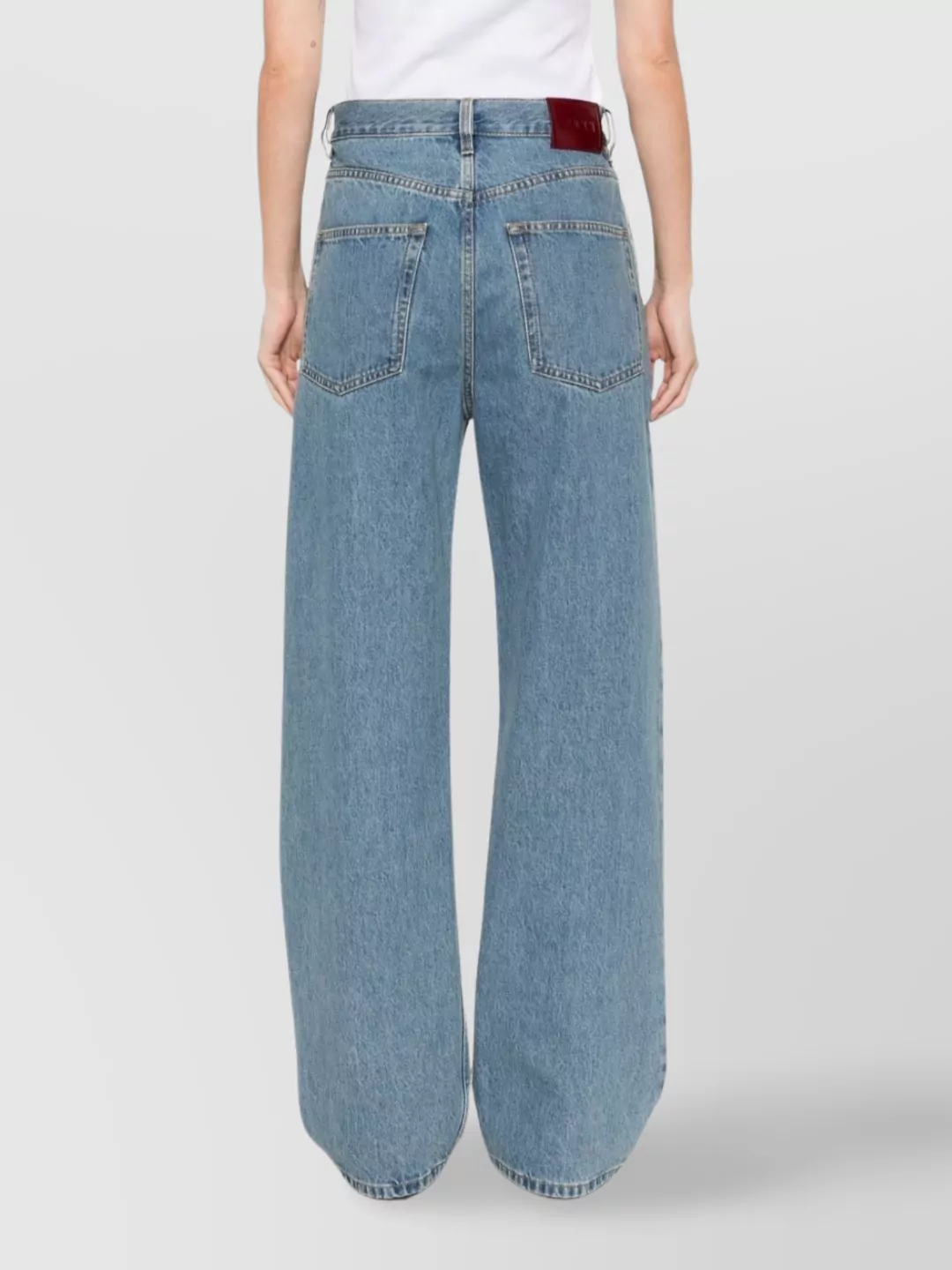 【関税&送料込】Gucci Wide-Leg Jeans In Denim Gucci wide-leg Jeans | Blue | FARFETCH