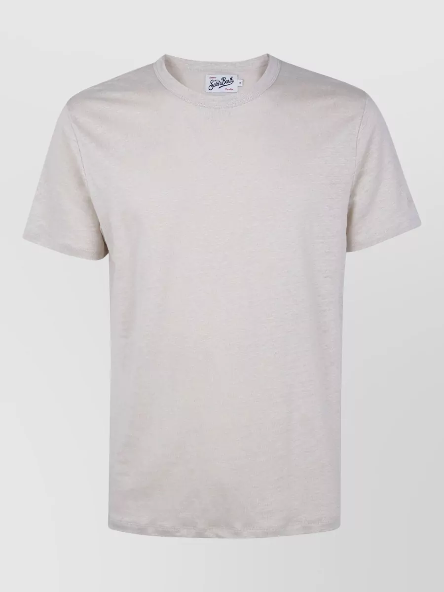 Mc2 Saint Barth Linen Roundneck T-Shirt