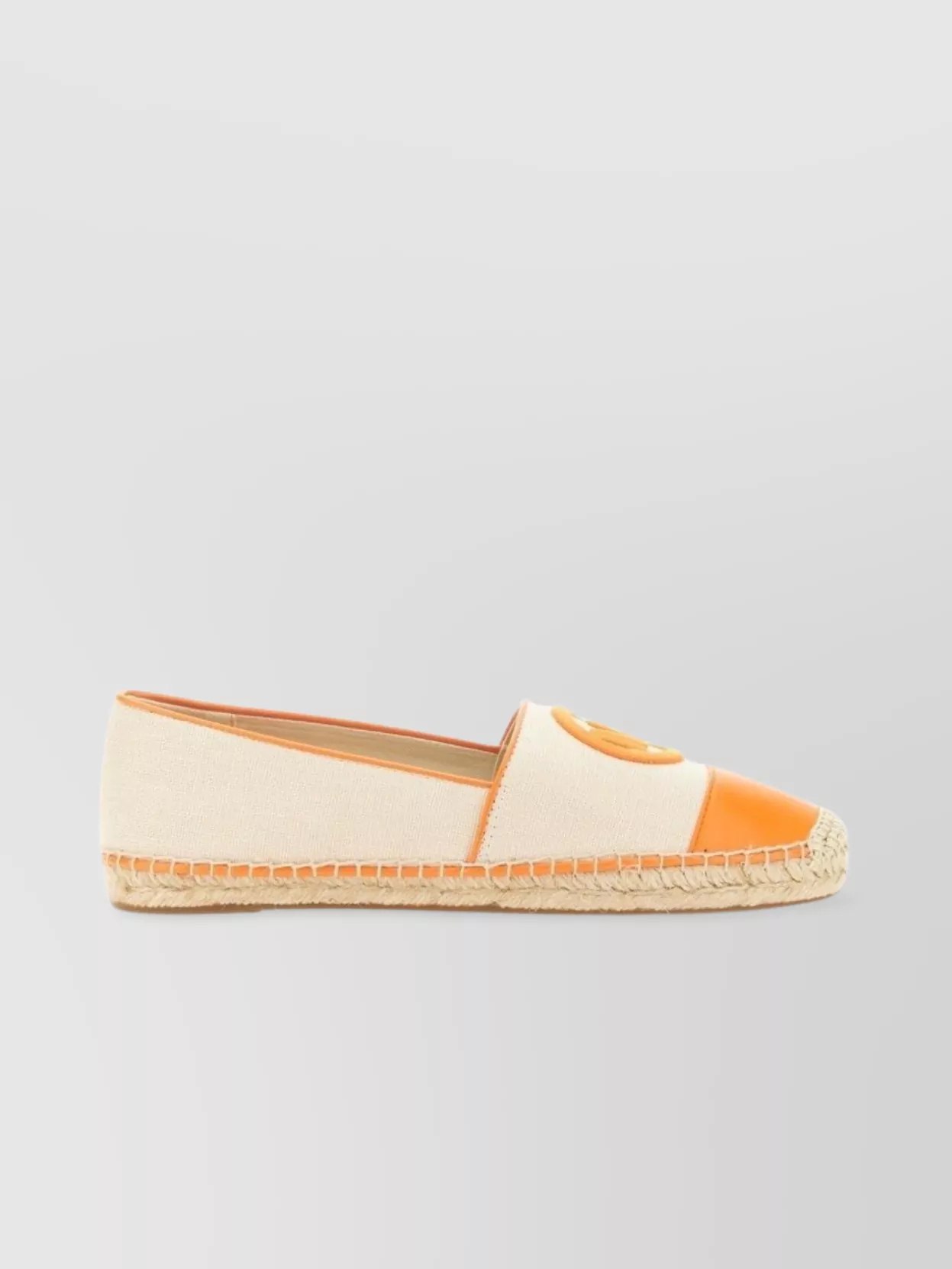 Michael Kors Contrast Toe Cap Jute Espadrille Sole