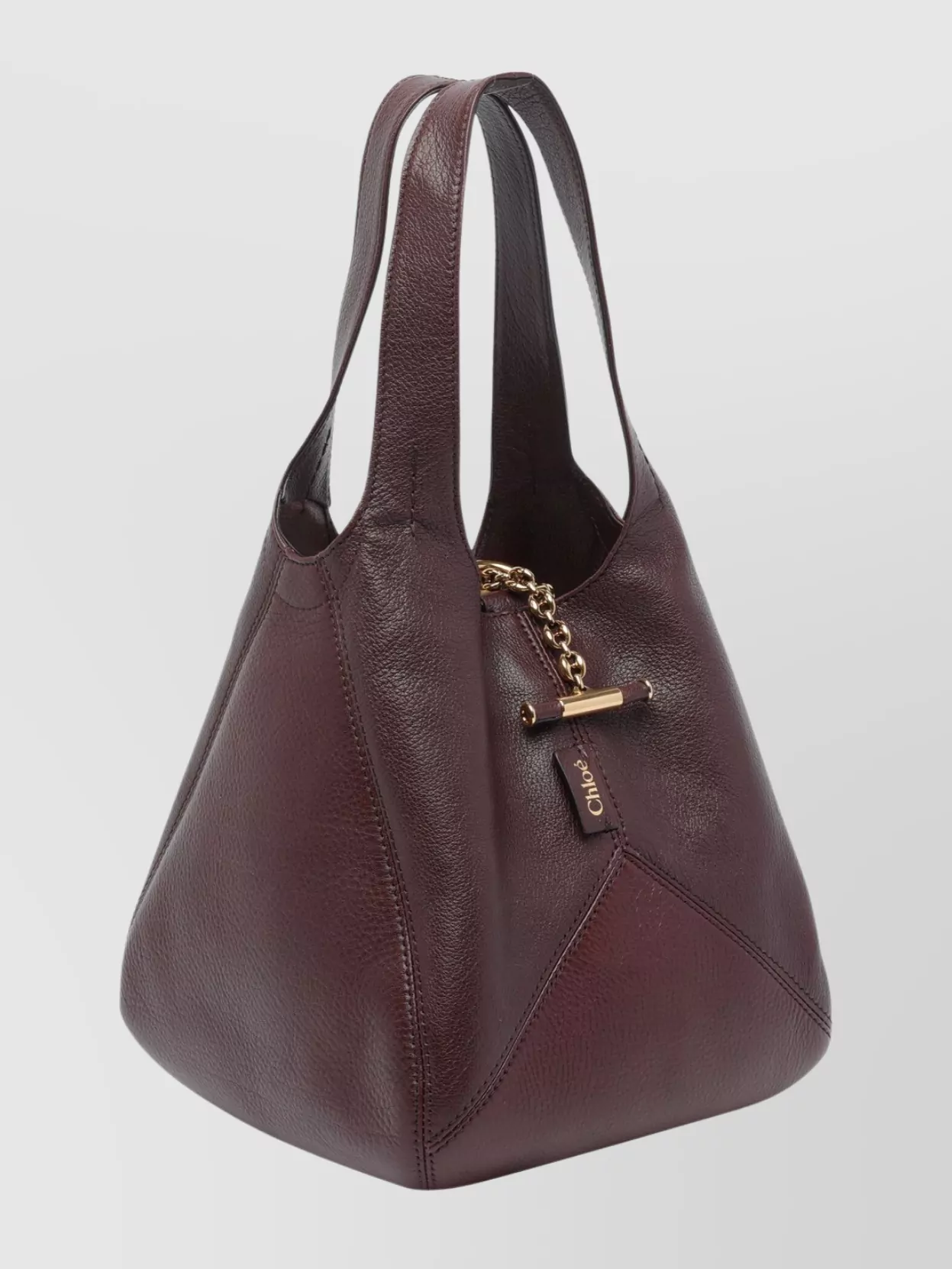 Chloé Stylish Balloon Shoulder Bag With Chain Detail