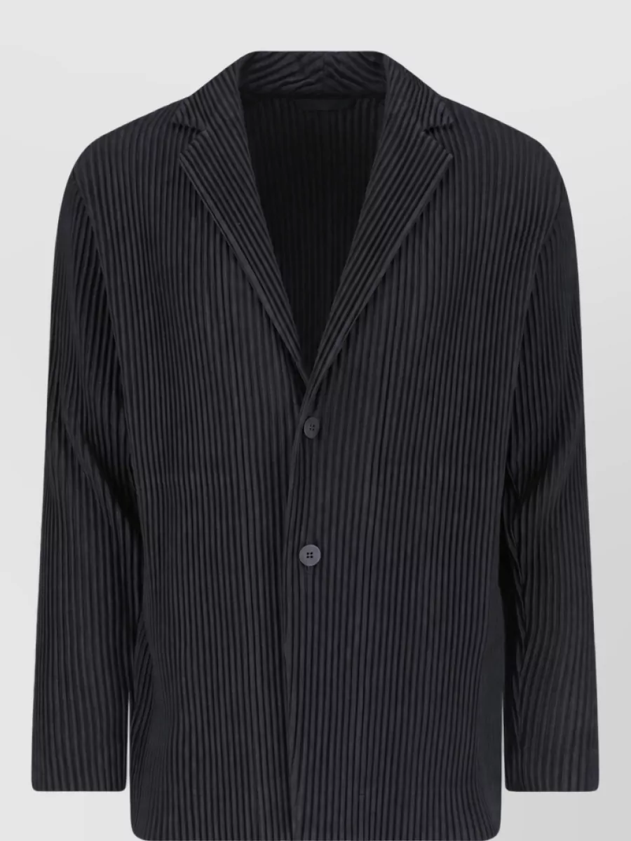 Homme Plisse Issey Miyake Pleated tailored blazer