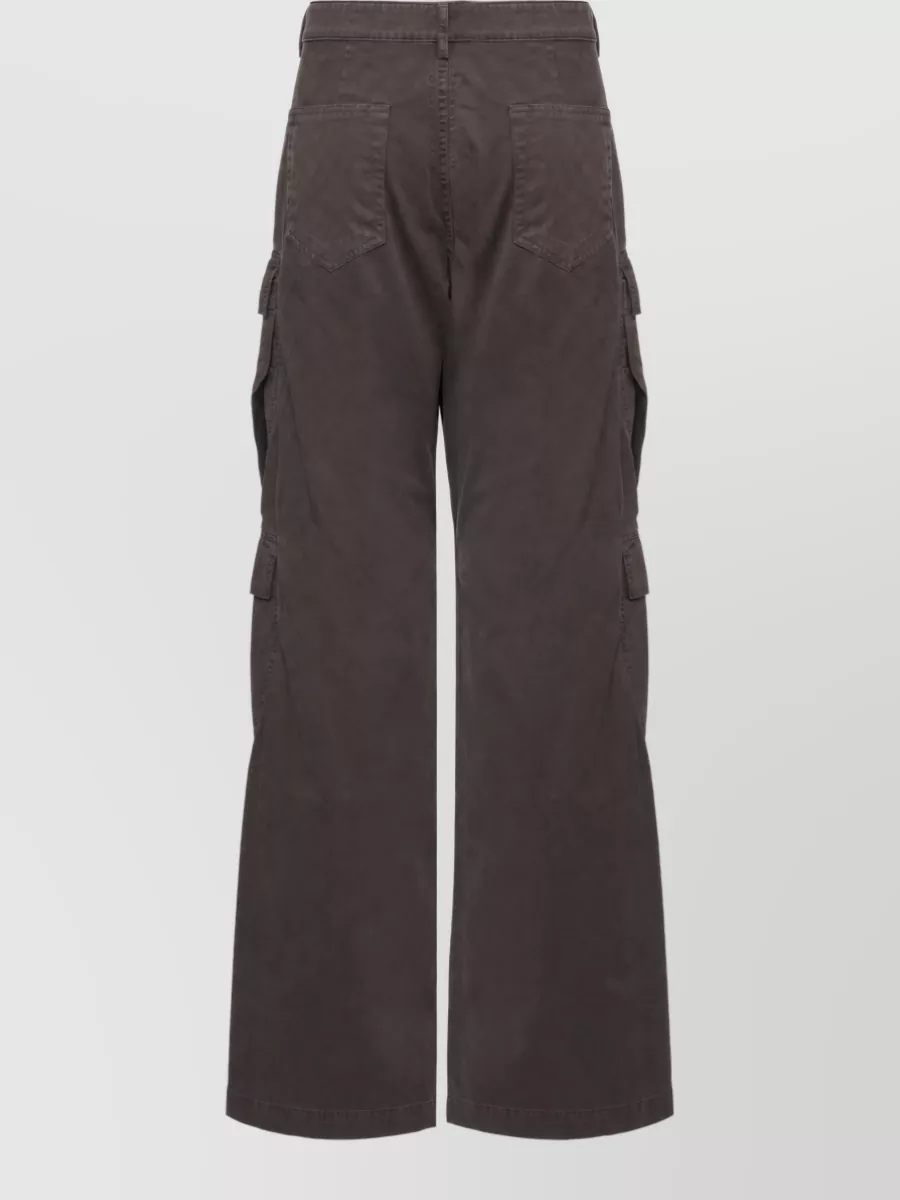 Rick Owens Drkshdw Cotton Wide-Leg Trousers