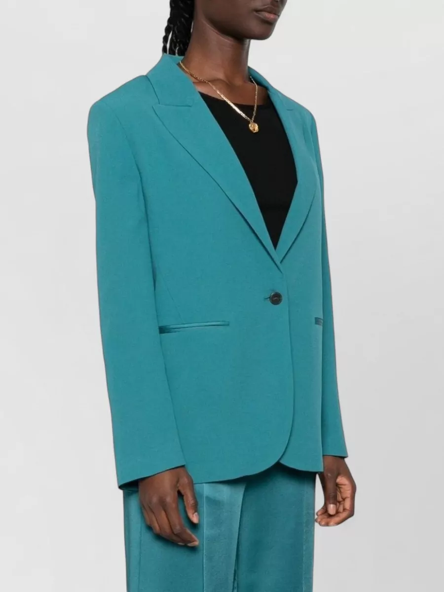 Forte Forte Crepe Single-Breasted Blazer Jacket