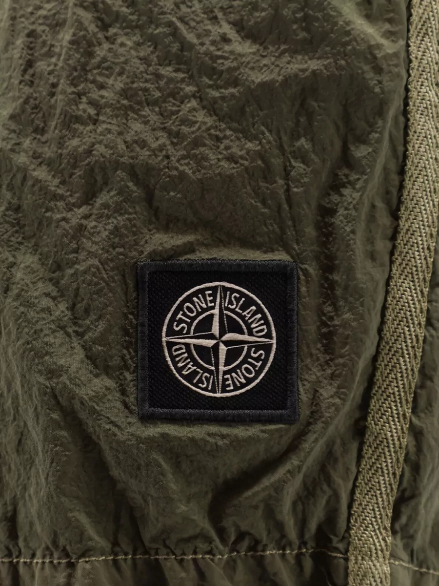 Stone Island Swimwear Shorts Elastic Waistband Back Pocket