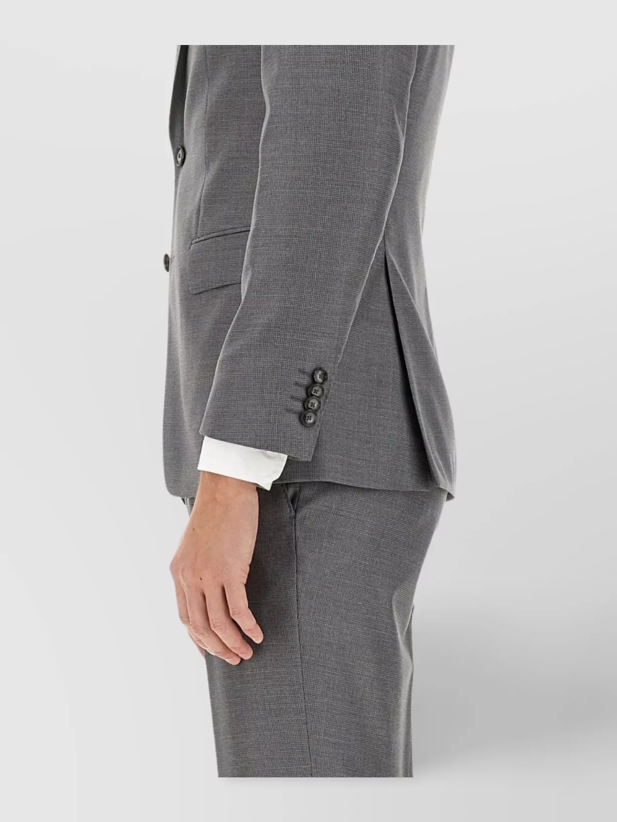 Boss Tailored Suit Jacket Notch Lapel
