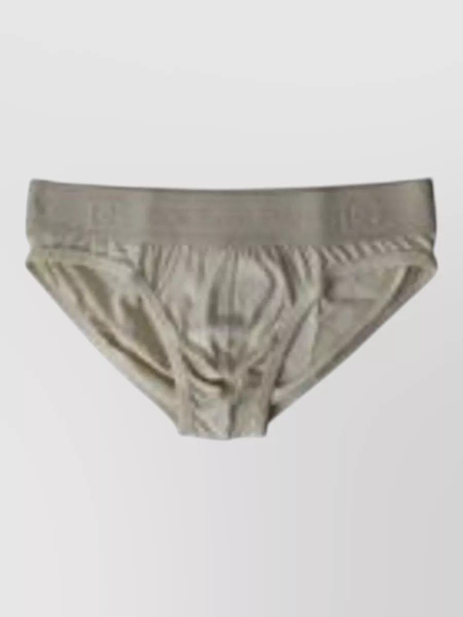 Dolce&Gabbana Sequined high-rise briefs