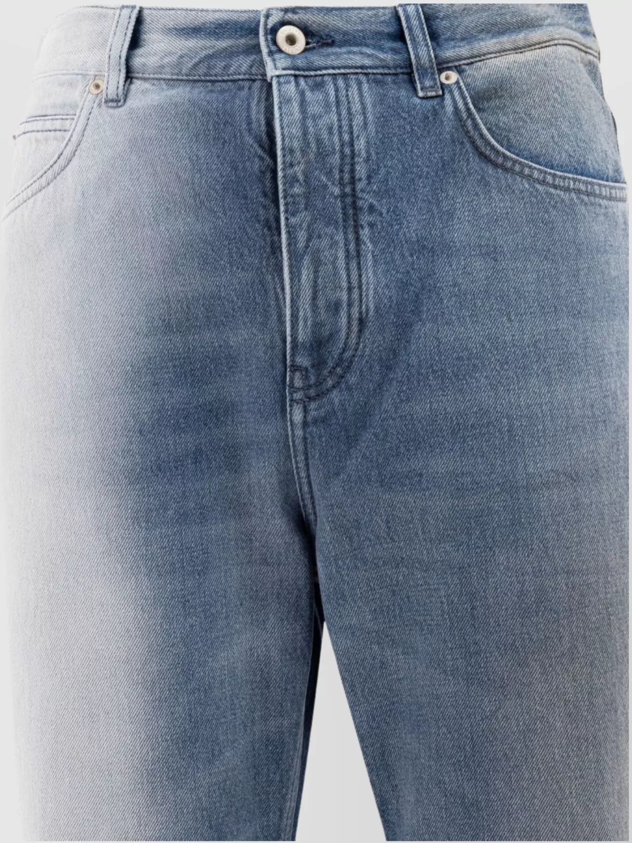 Loewe Straight Leg Denim Trousers With Five Pockets