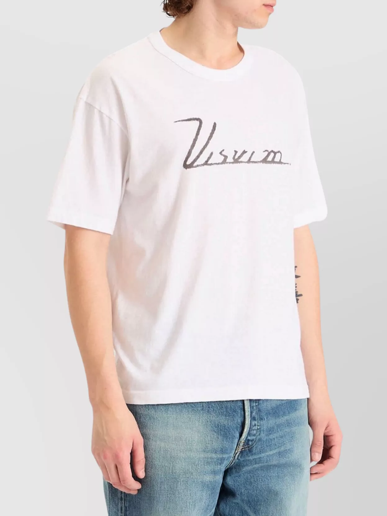Visvim Oversized Crew Neck T-shirt With Graphic Print