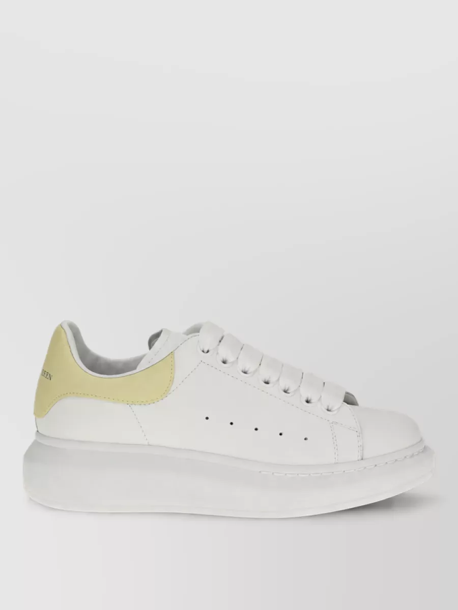 Alexander Mcqueen Leather Oversized Sneakers
