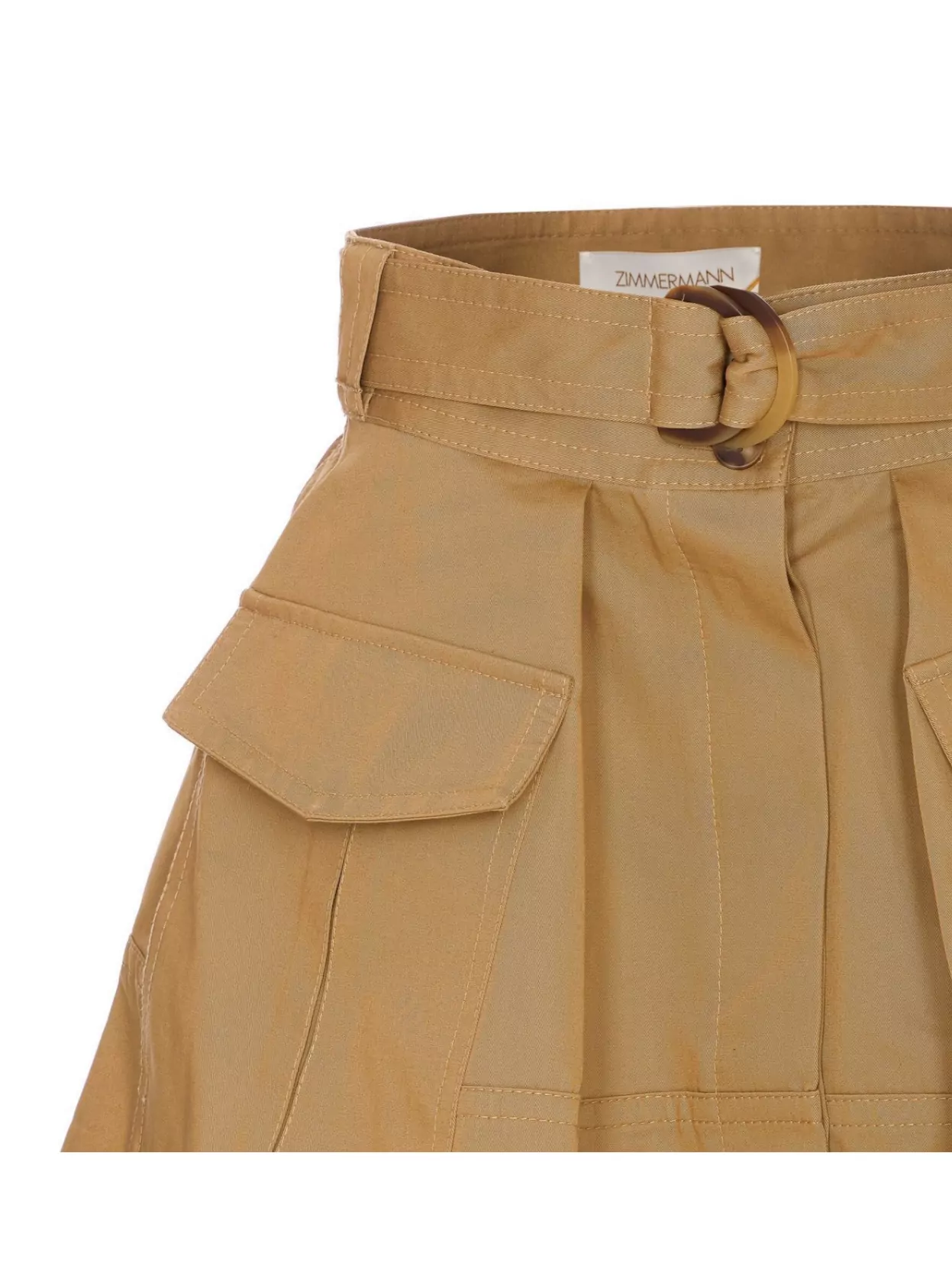 Zimmermann High-waisted A-line Skirt Belted Waist