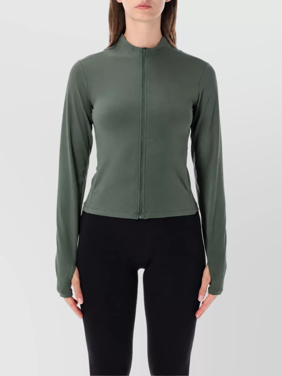 Nike long-sleeve slim-fit zip jacket