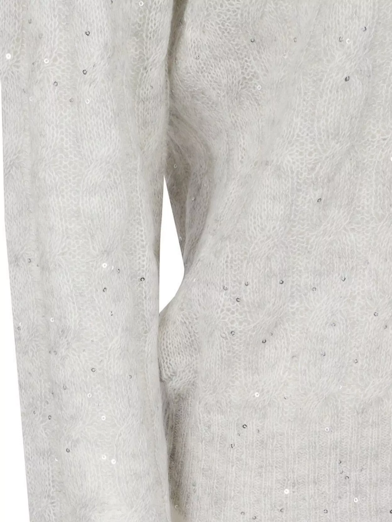 Brunello Cucinelli Cashmere V-Neck Long Sleeve Top