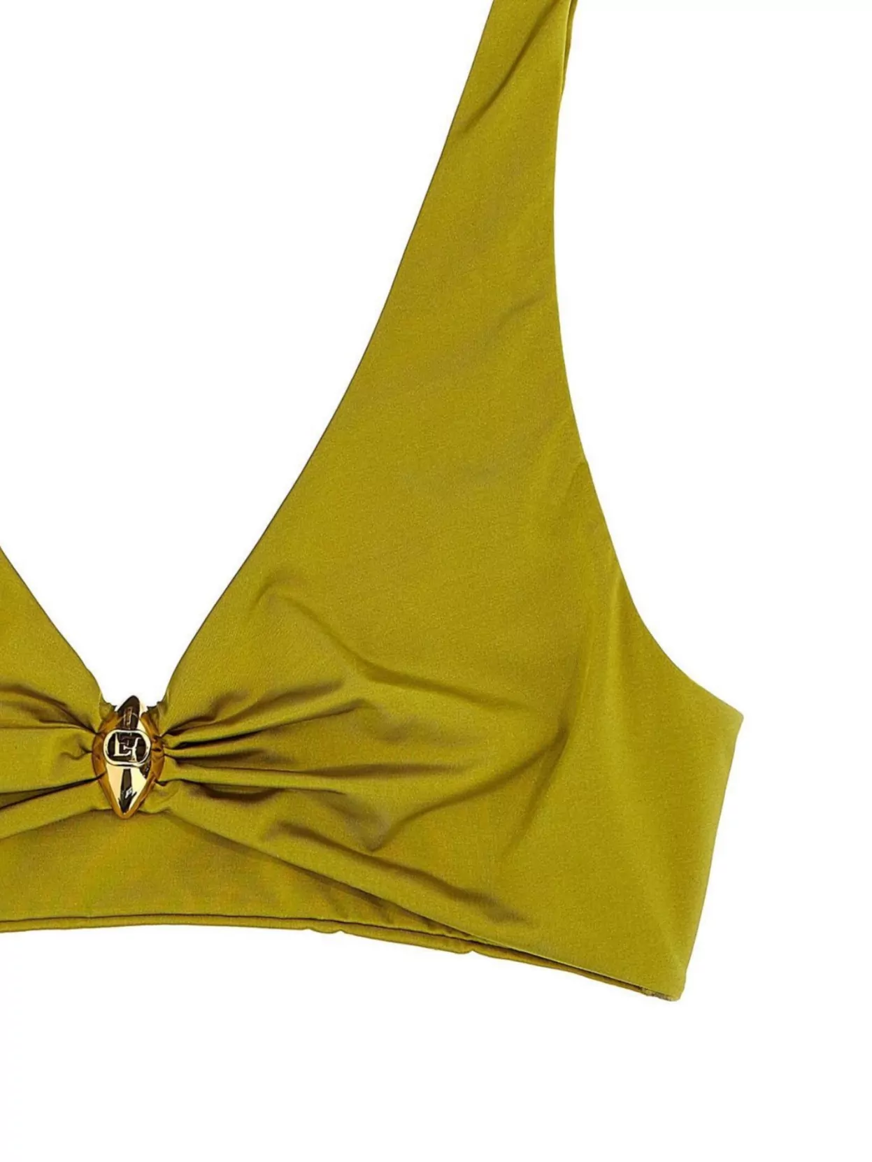 Shop Elisabetta Franchi Two-piece Swimsuit V-neck Top