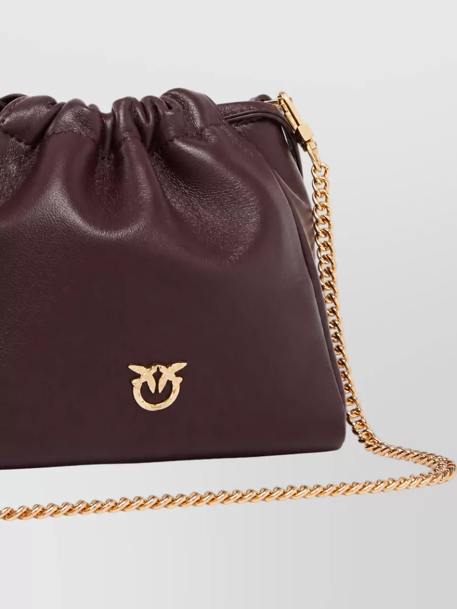 Pinko Love Bag Faux Fur Shoulder Bag