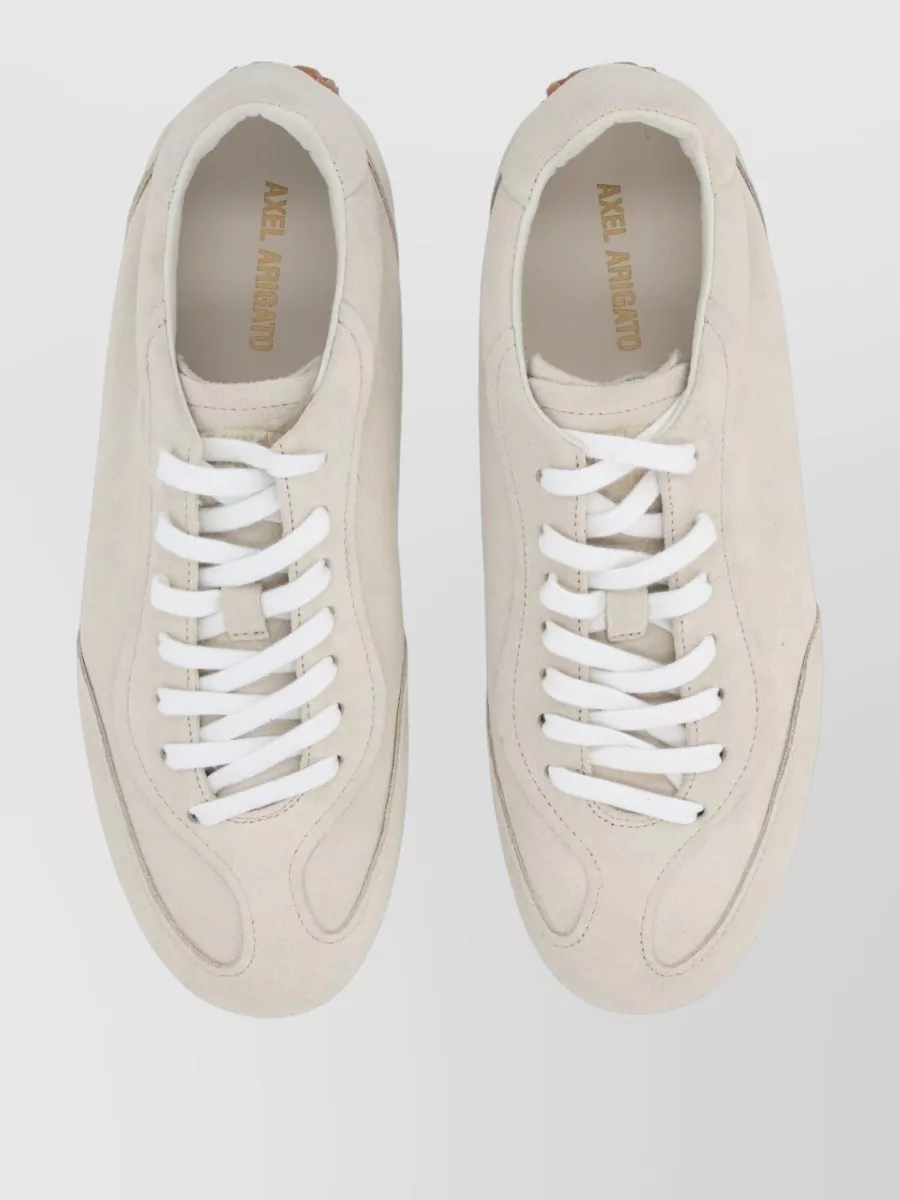 Axel Arigato Suede Low-Top Sneakers Rubber Sole