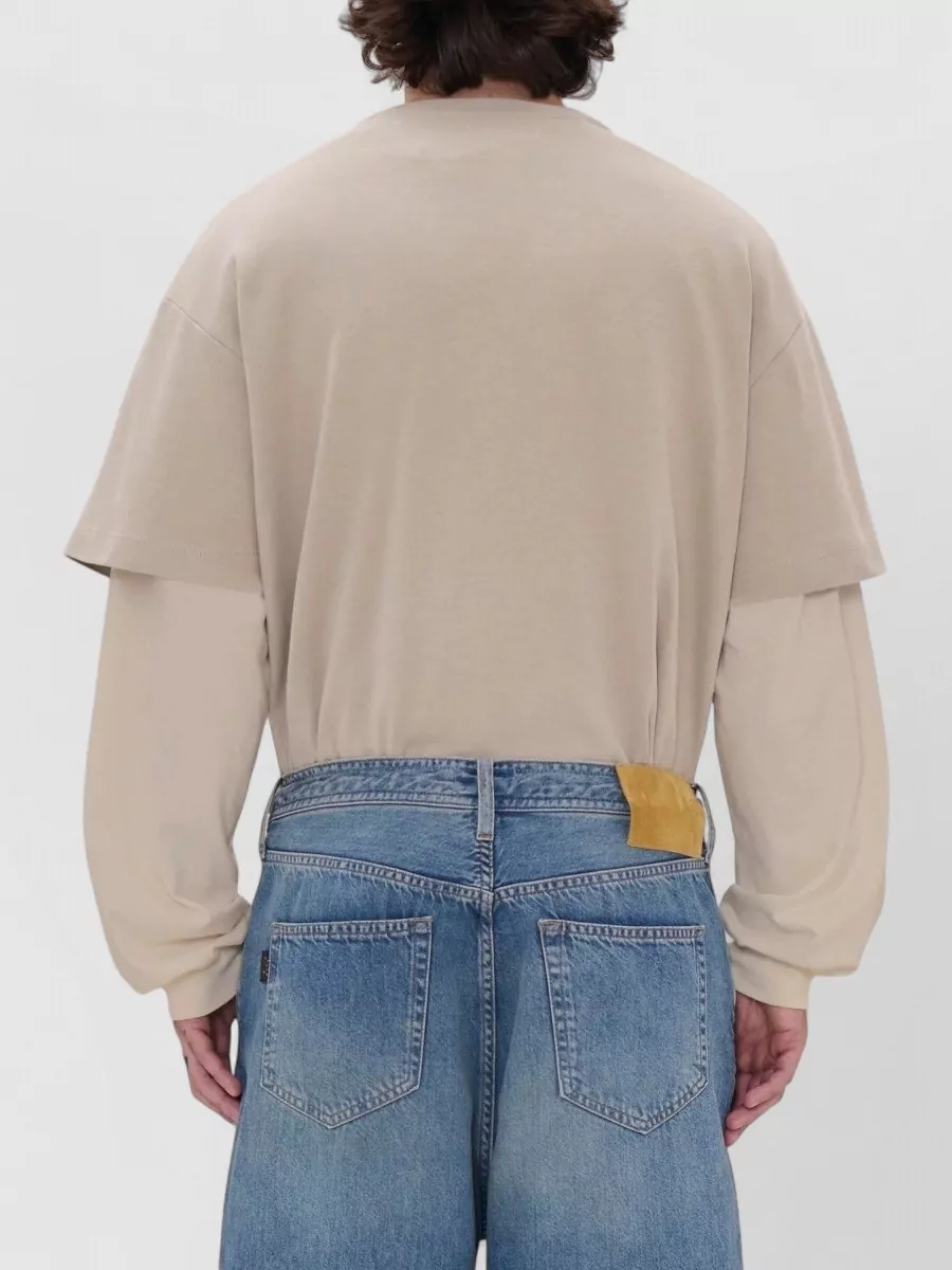 Haikure Ray Loose Wide Leg Denim Trousers